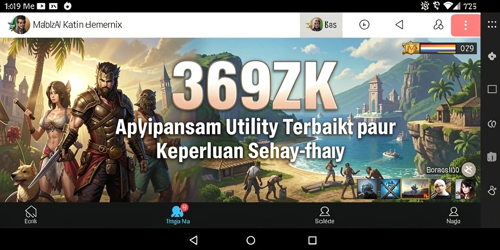 Screenshot utama 369ZK menampilkan antarmuka yang intuitif dan menarik.