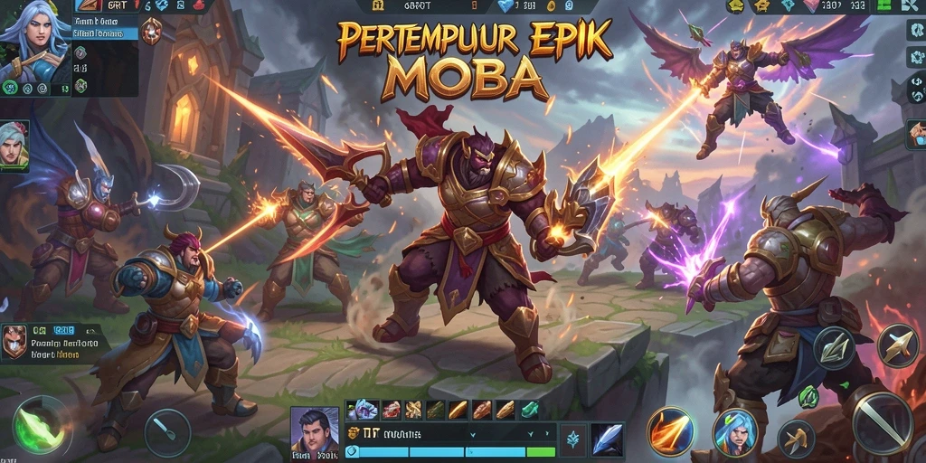 Gameplay seru 6RT dengan karakter beragam dan strategi tim.