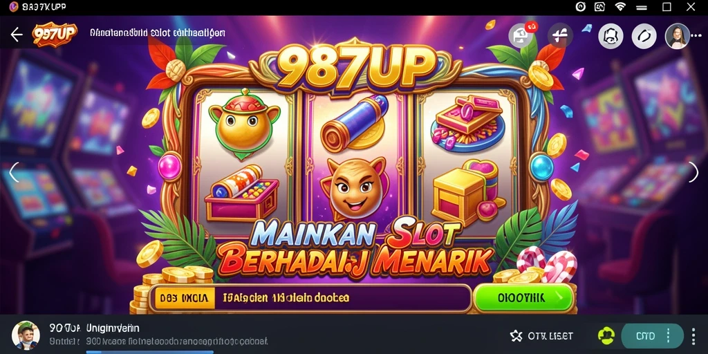 Tampilan gameplay Slot yang seru dan dinamis di 987UP.