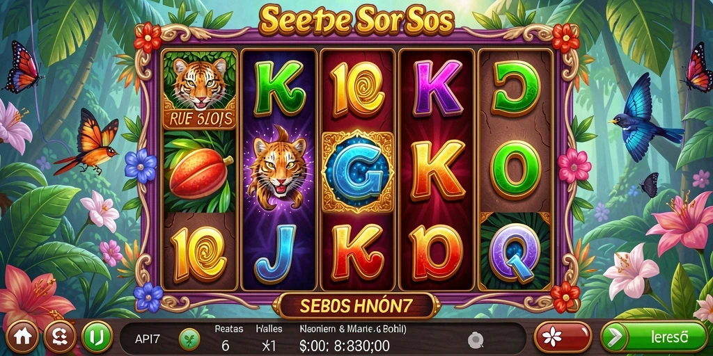 Tampilan gameplay Slot yang menegangkan dan penuh warna.