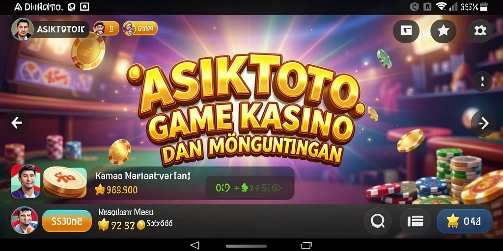 Tampilan gameplay ASIKTOTO yang menegangkan dan seru.