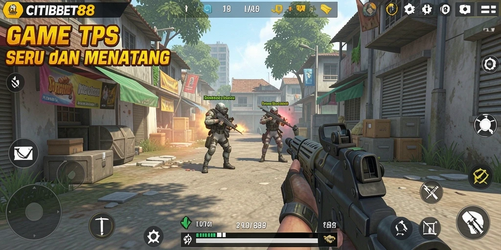 Tampilan menarik dari gameplay TPS CITIBET88.