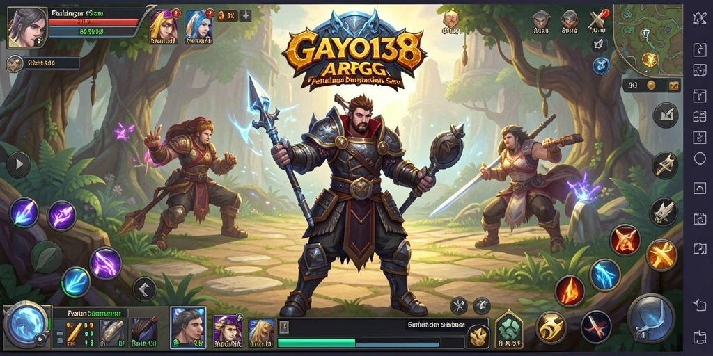 Tampilan gameplay menarik dari GAYO138 dalam dunia ARPG.