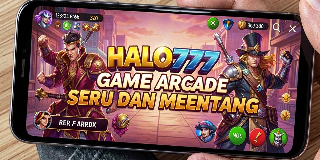 Tampilan gameplay seru dan penuh tantangan dari HALO777.