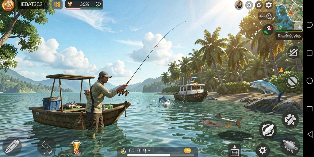 Tangkapan ikan beragam dalam gameplay HEBAT303 yang menarik.
