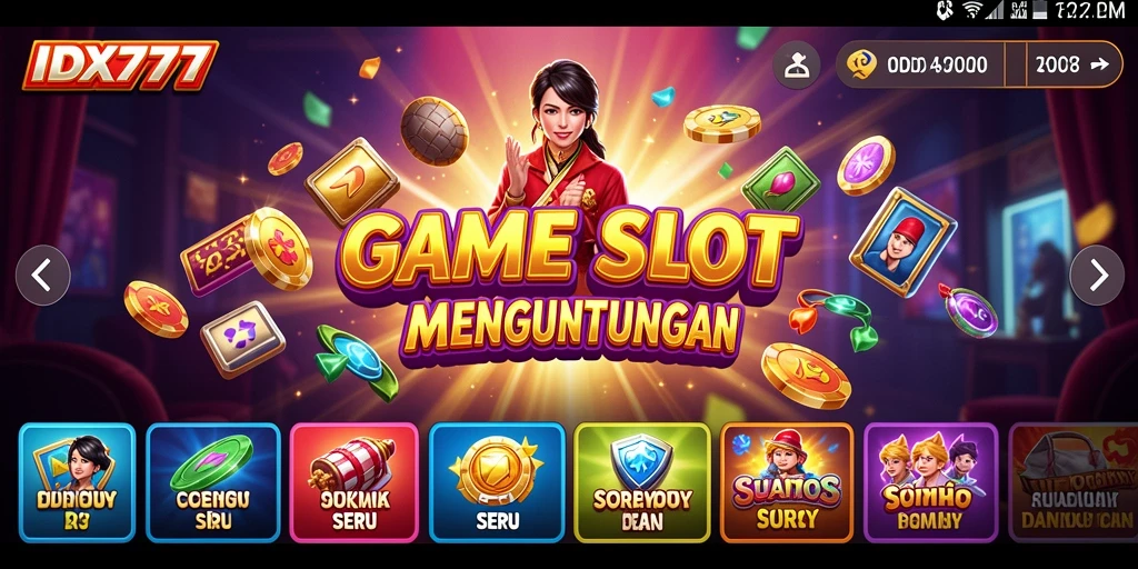 Screenshot gameplay IDX777 menunjukkan aksi seru dalam permainan Slot.