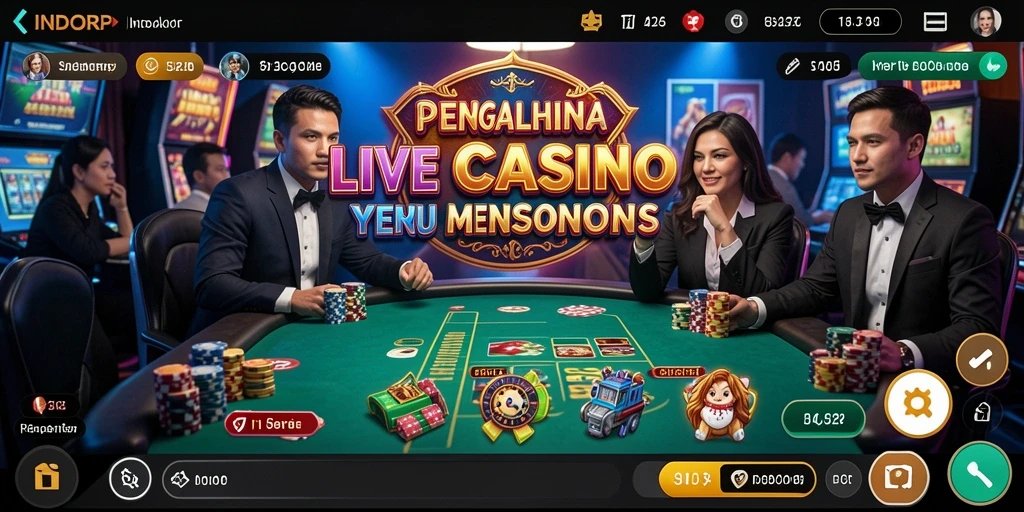 Tampilan gameplay INDORP yang seru dan interaktif di Live Casino.