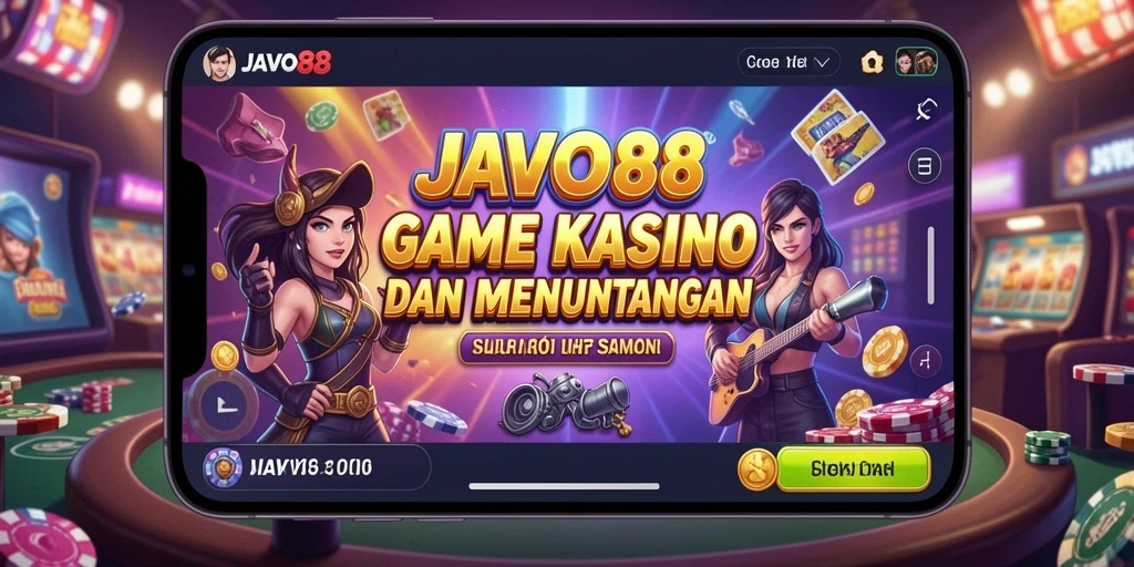 Tampilan gameplay seru di JAVO88 dengan fitur permainan kasino yang menarik.