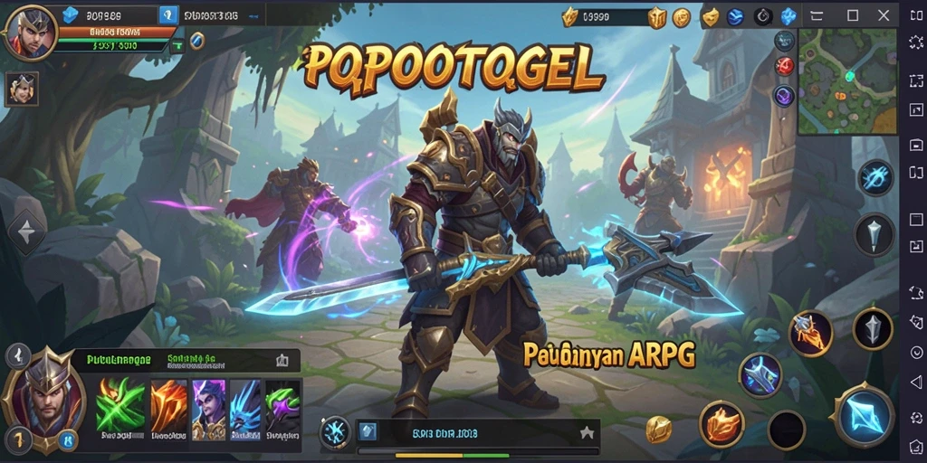 Tangkapan layar menampilkan aksi seru dalam gameplay ARPG.