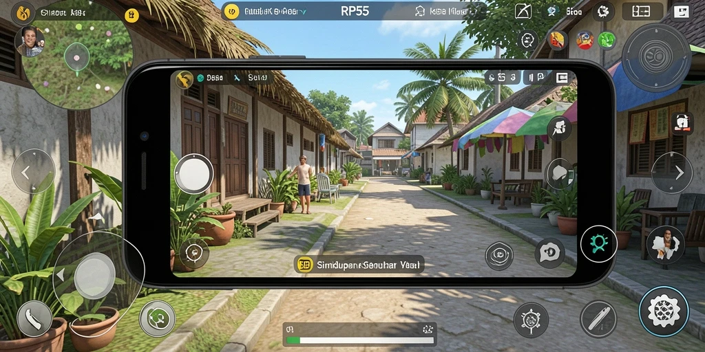 Tampilan gameplay RP55 yang menarik dan interaktif.