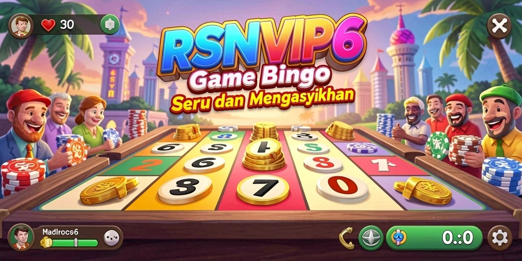 Tampilan gameplay Bingo yang menarik di RSNVIP6.
