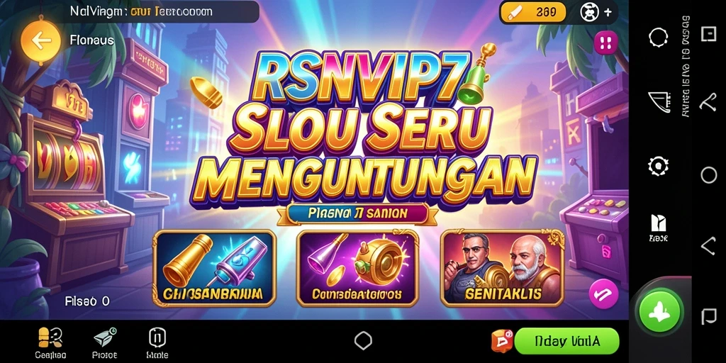 Screenshot utama RSNVIP7 menampilkan gameplay Slot yang mengasyikkan.