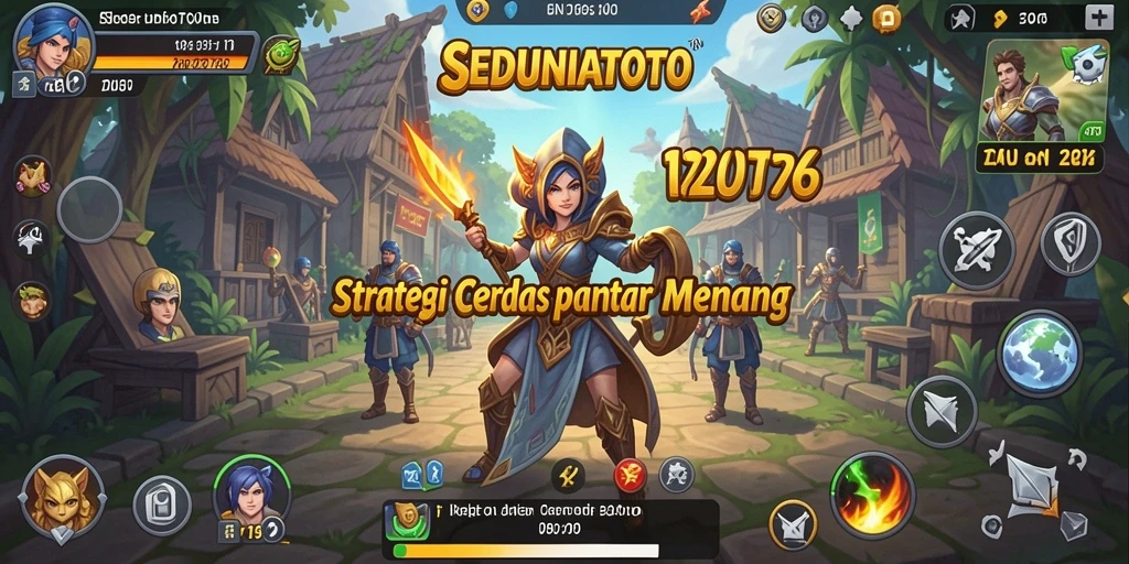 Tampilan utama gameplay SEDUNIATOTO yang menegangkan