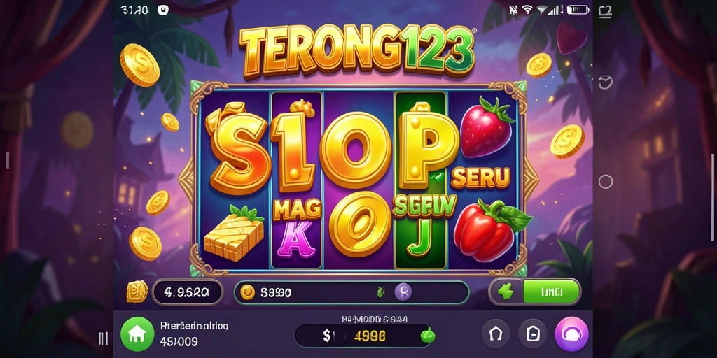 Tampilan menarik gameplay Slot di TERONG123.