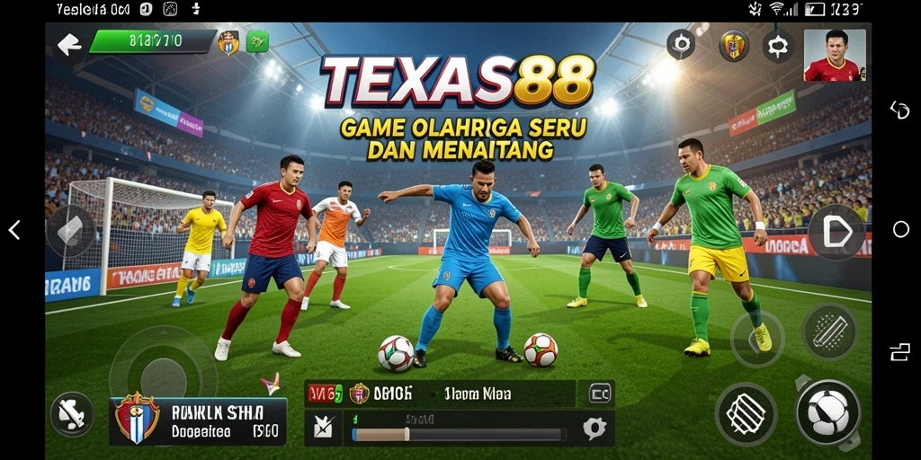 Tampilan menarik dari gameplay TEXAS88 yang penuh aksi olahraga.