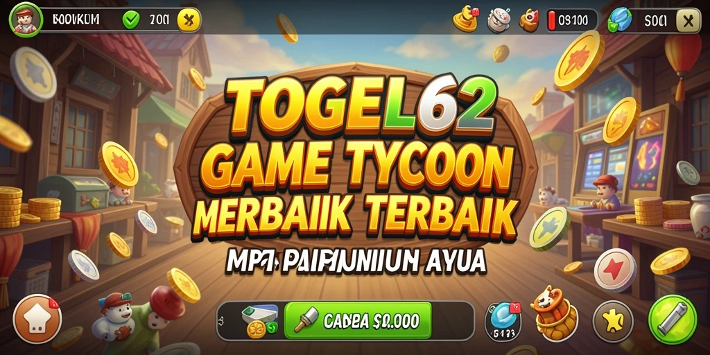 Tampilan gameplay <strong>TOGEL62</strong> yang menarik dengan fitur manajemen bisnis.