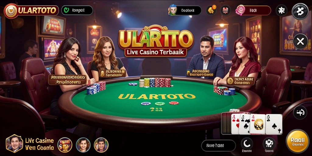 Gameplay menarik dalam ULARTOTO Live Casino dengan dealer langsung.