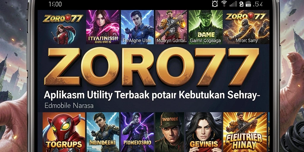Tampilan antarmuka ZORO77 yang intuitif dan mudah digunakan.
